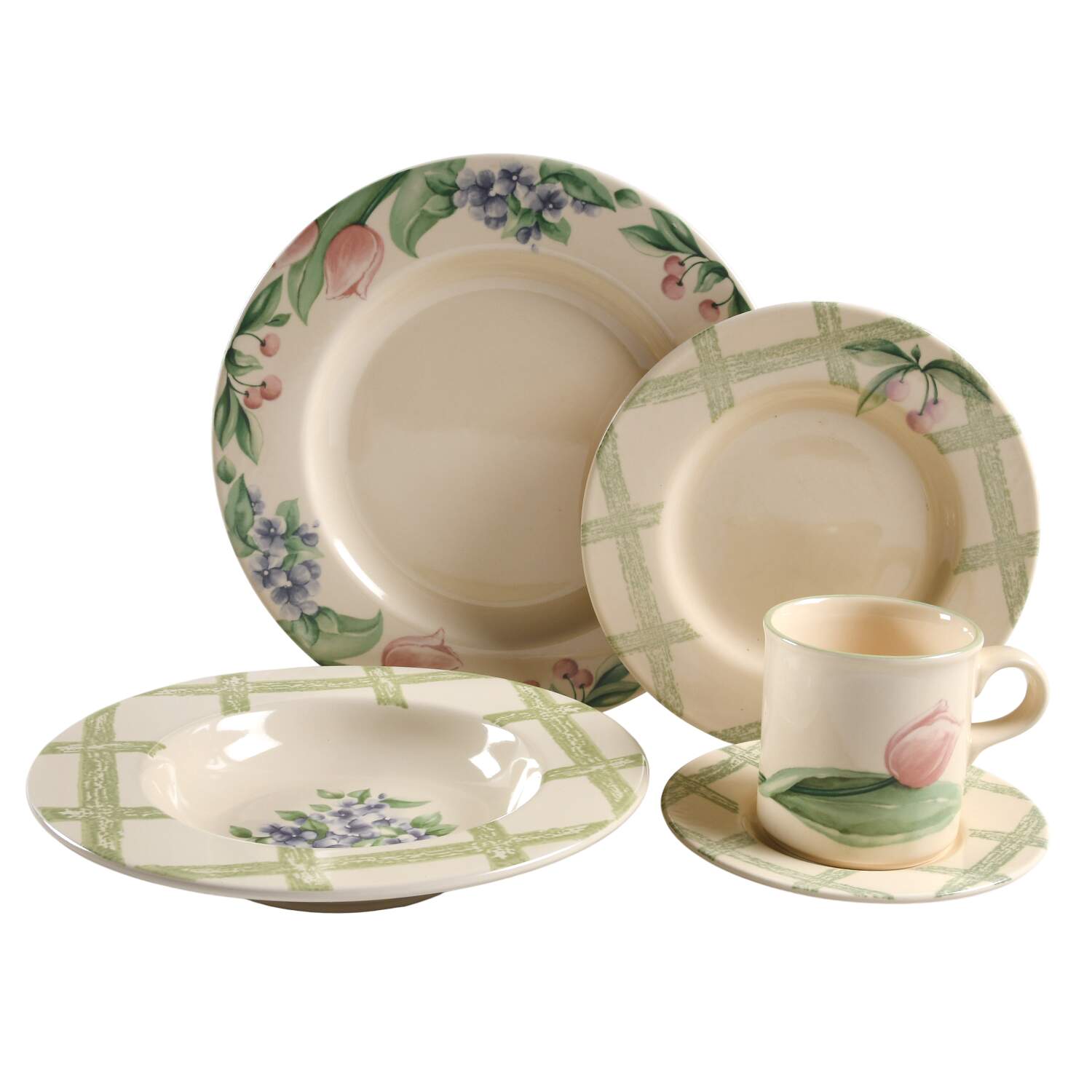 Garden Party (Garden Impressions) 40  Piece Estate Set by Pfaltzgraff-1