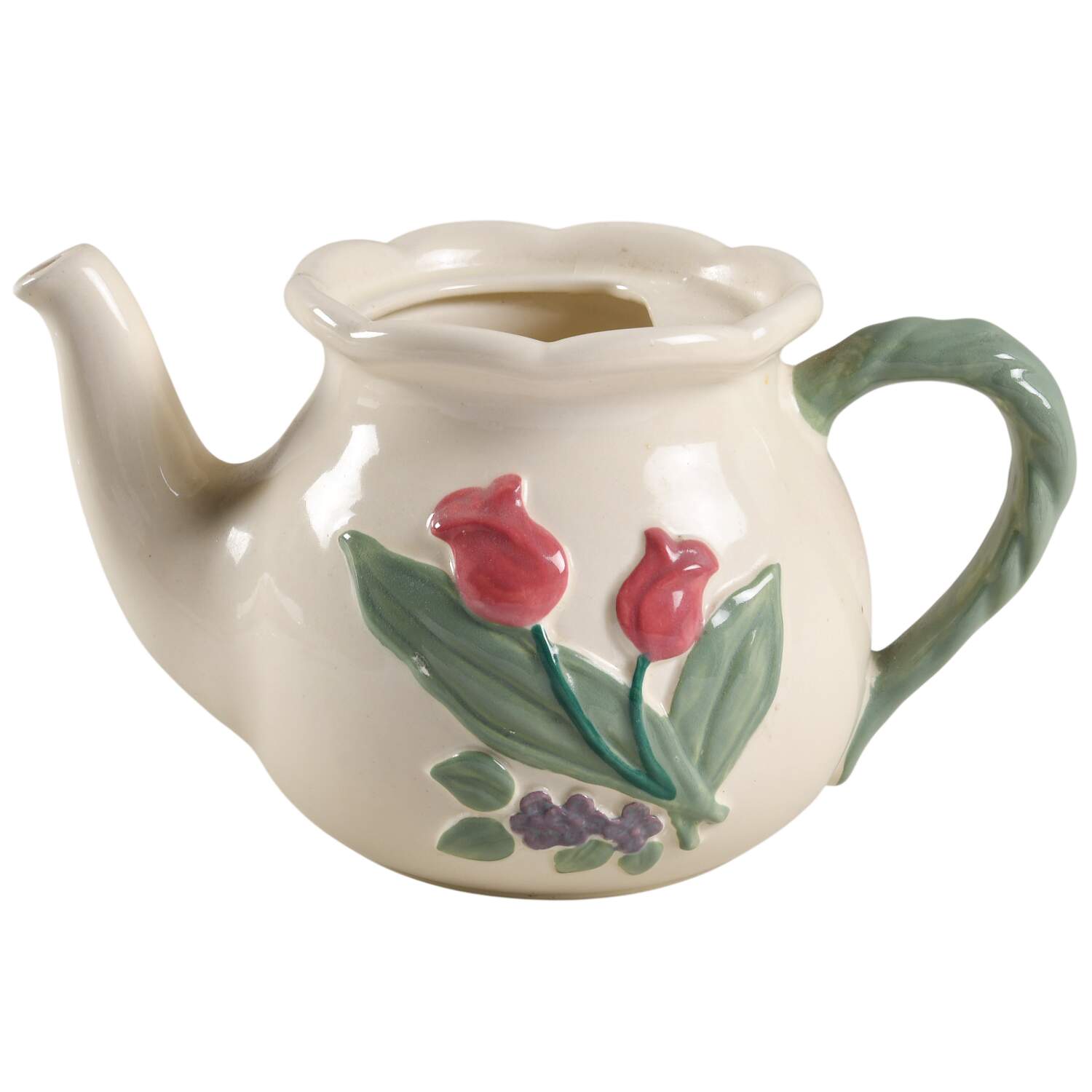 Garden Party (Garden Impressions) Teapot No Lid by Pfaltzgraff-1