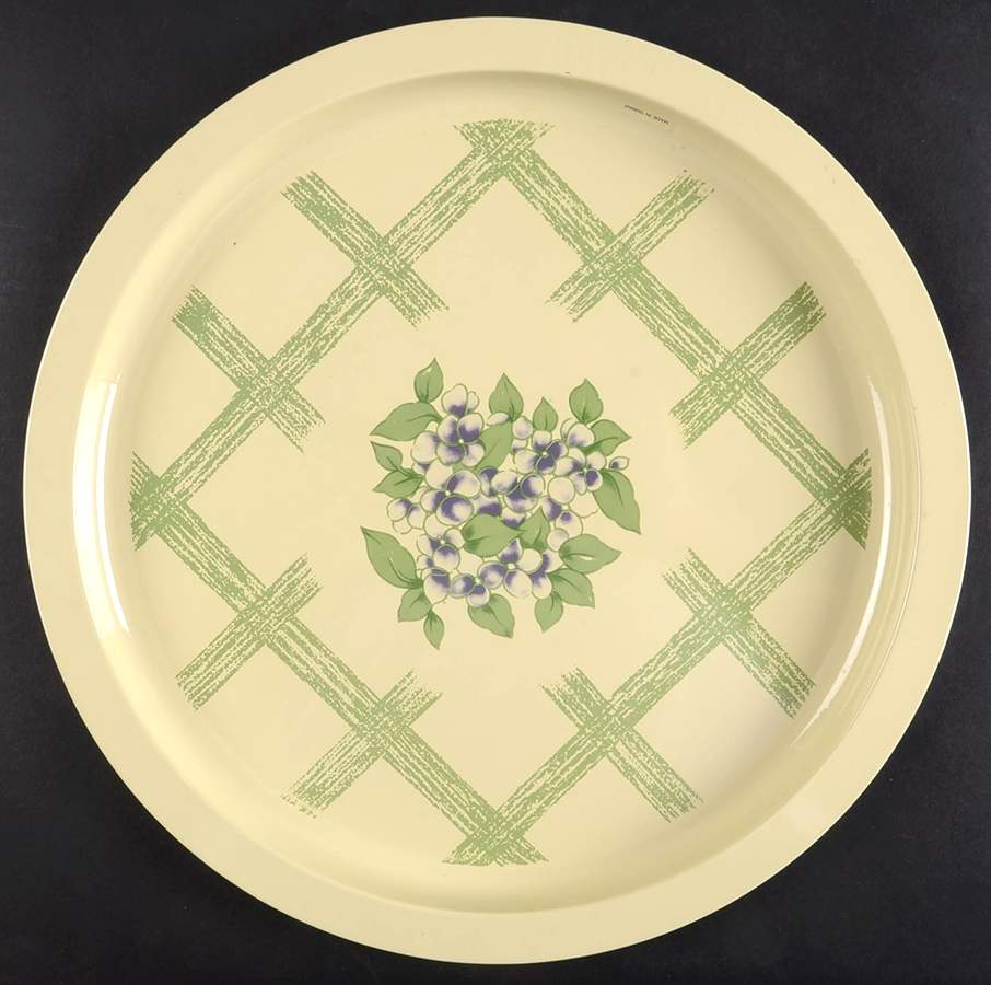 Garden Party (Garden Impressions) Metal Serving Tray by Pfaltzgraff-1