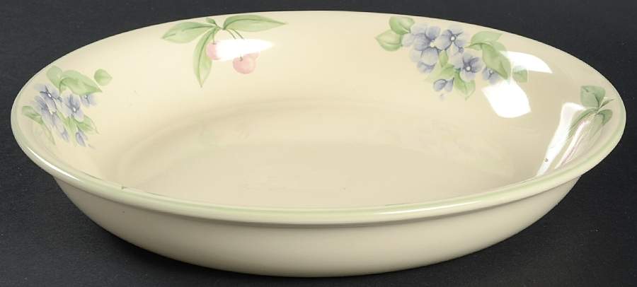 Garden Party (Garden Impressions) 10" Pie Baking Plate by Pfaltzgraff-1