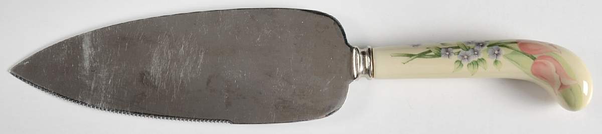 Garden Party (Garden Impressions) Pie Server with Stainless Blade by Pfaltzgraff-1