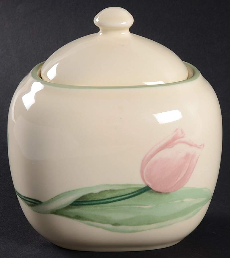Garden Party (Garden Impressions) Sugar Bowl & Lid by Pfaltzgraff-1