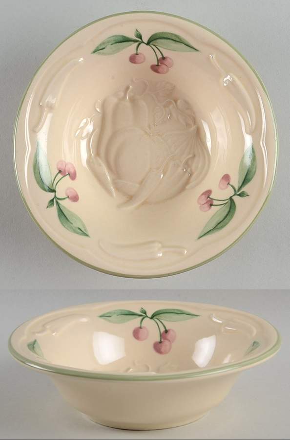 Garden Party (Garden Impressions) Embossed Salsa Bowl by Pfaltzgraff-1