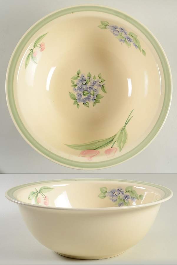 Garden Party (Garden Impressions) Dough Bowl by Pfaltzgraff-1
