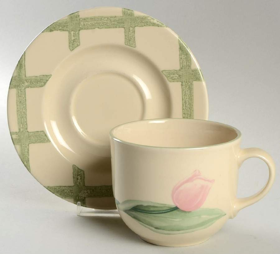Garden Party (Garden Impressions) Oversized Cup & Saucer Set by Pfaltzgraff-1