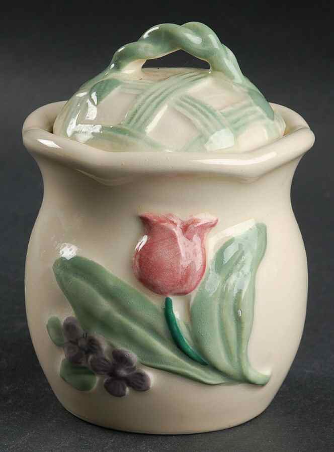 Garden Party (Garden Impressions) Sugar Bowl & Lid by Pfaltzgraff-1
