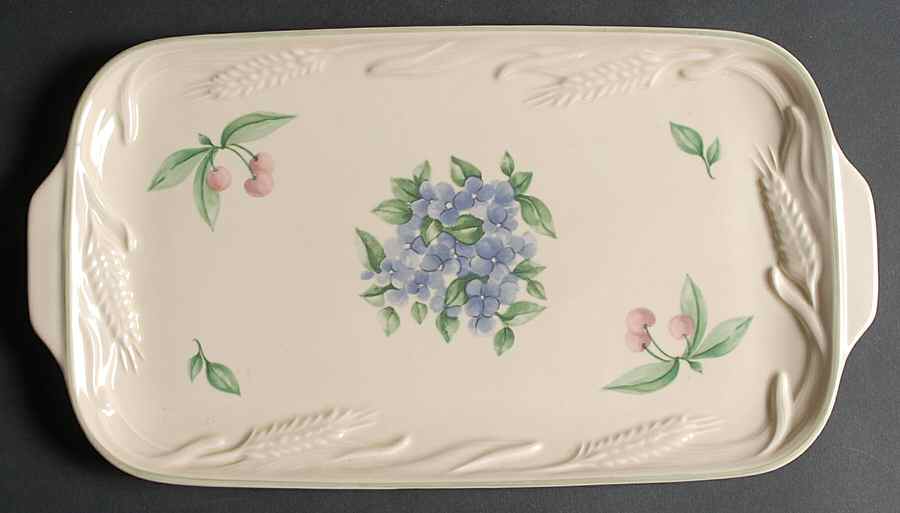 Garden Party (Garden Impressions) Large Sandwich Tray by Pfaltzgraff-1