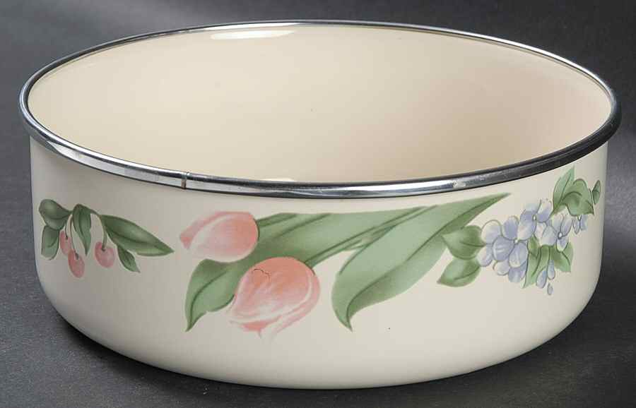 Garden Party (Garden Impressions) 6" Metal Bowl by Pfaltzgraff-1