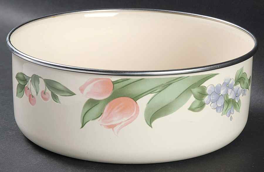Garden Party (Garden Impressions) 7" Metal Bowl by Pfaltzgraff-1