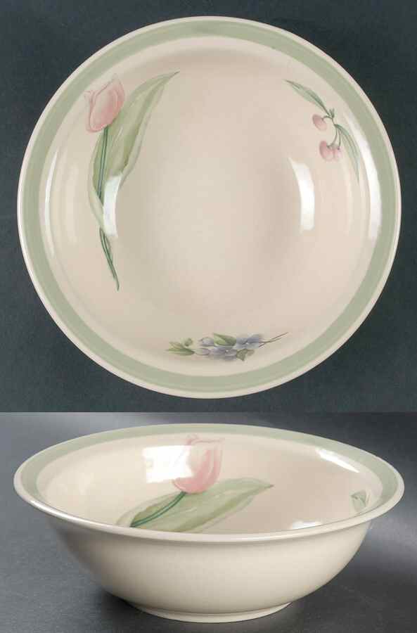 Garden Party (Garden Impressions) 8" Round Vegetable Bowl by Pfaltzgraff-1