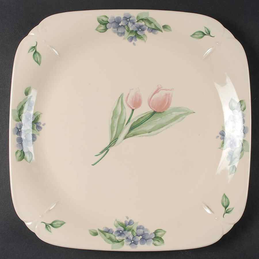 Garden Party (Garden Impressions) Square Tray by Pfaltzgraff-1