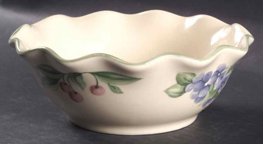 Garden Party (Garden Impressions) 6" Round Fluted Bowl by Pfaltzgraff-1
