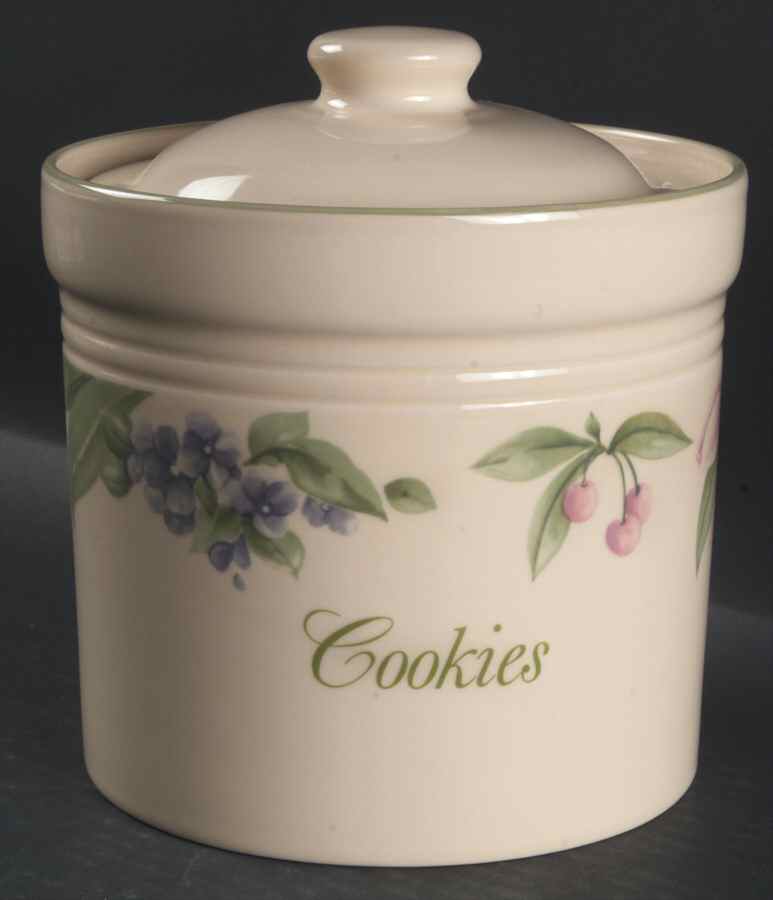 Garden Party (Garden Impressions) Cookie Jar & Lid by Pfaltzgraff-1