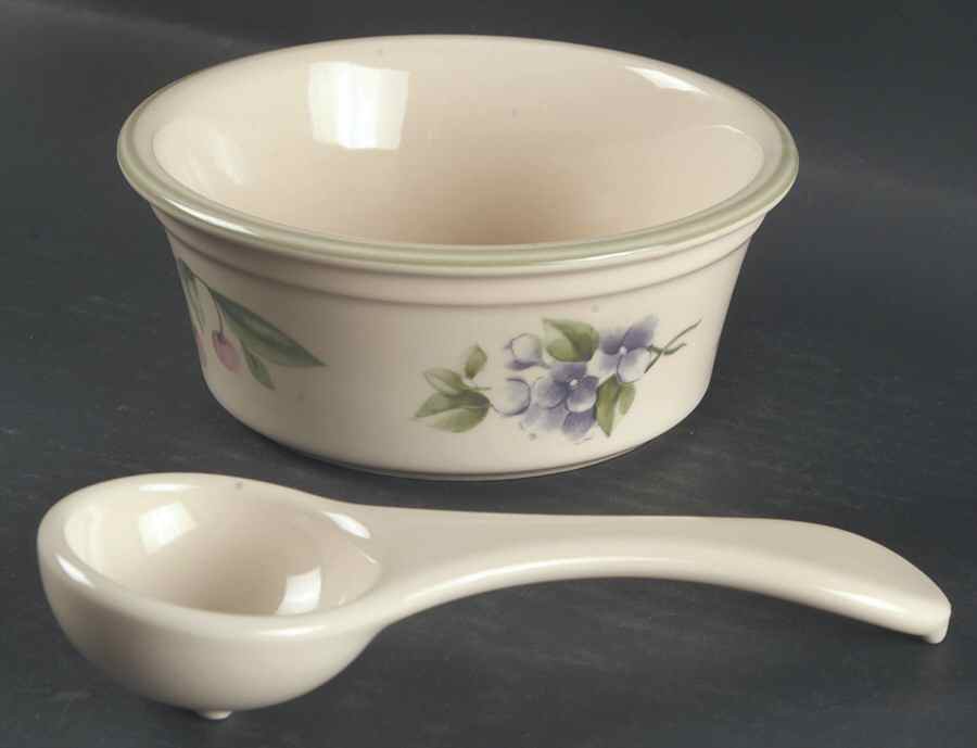 Garden Party (Garden Impressions) Ladle for Dip/Salsa Crock by Pfaltzgraff-1