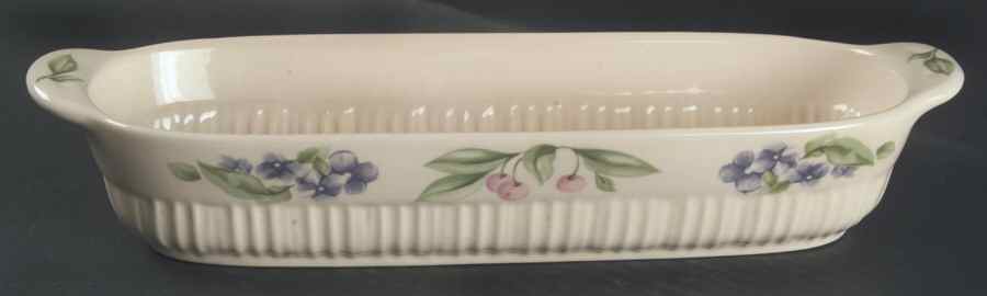 Garden Party (Garden Impressions) Cracker Server-Boat by Pfaltzgraff-1
