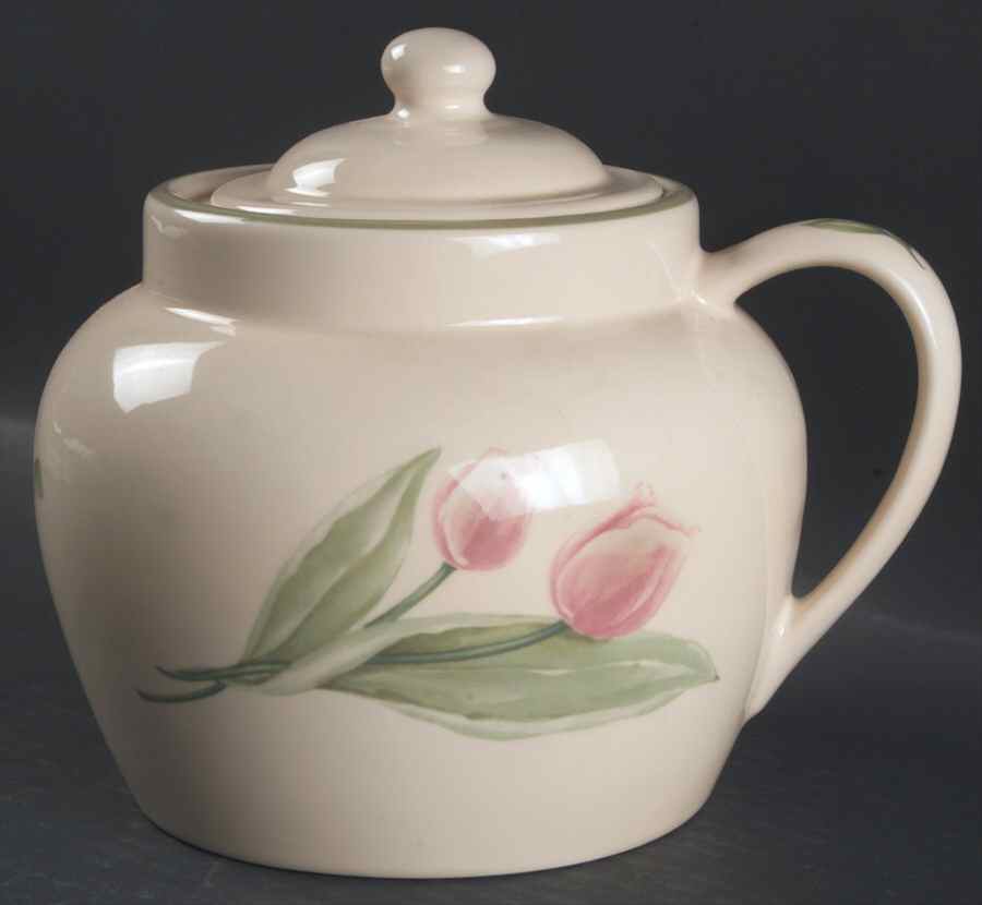 Garden Party (Garden Impressions) Bean Pot & Lid by Pfaltzgraff-1