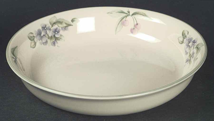 Garden Party (Garden Impressions) Deep Pie Serving Plate by Pfaltzgraff-1
