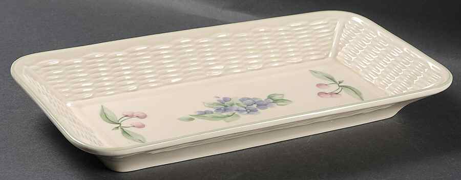Garden Party (Garden Impressions) Bread Basket Tray by Pfaltzgraff-1