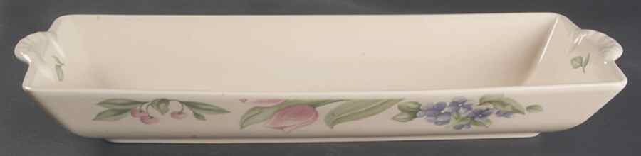 Garden Party (Garden Impressions) 16" Bread Basket by Pfaltzgraff-1