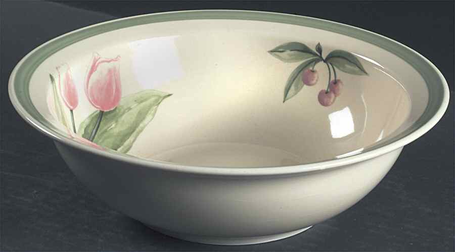 Garden Party (Garden Impressions) 9" Round Vegetable Bowl by Pfaltzgraff-1