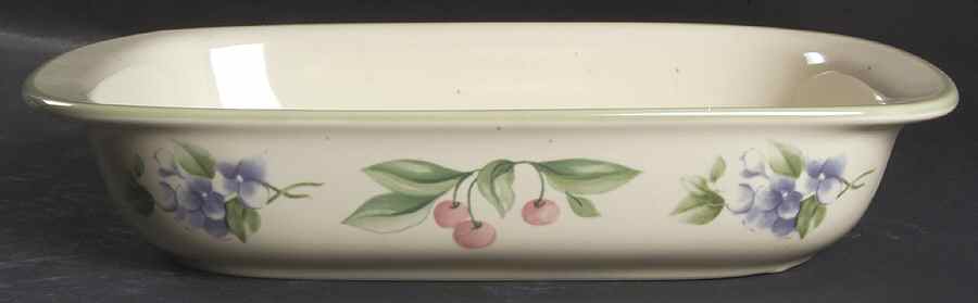Garden Party (Garden Impressions) 11" Rectangular Baker by Pfaltzgraff-1
