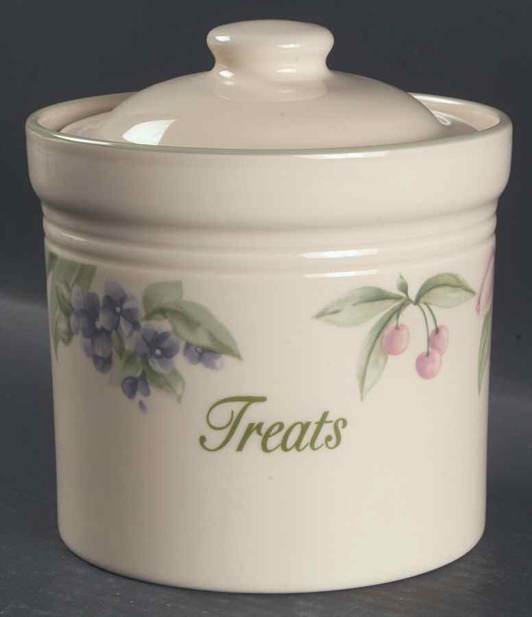 Garden Party (Garden Impressions) Treat Jar & Lid by Pfaltzgraff-1