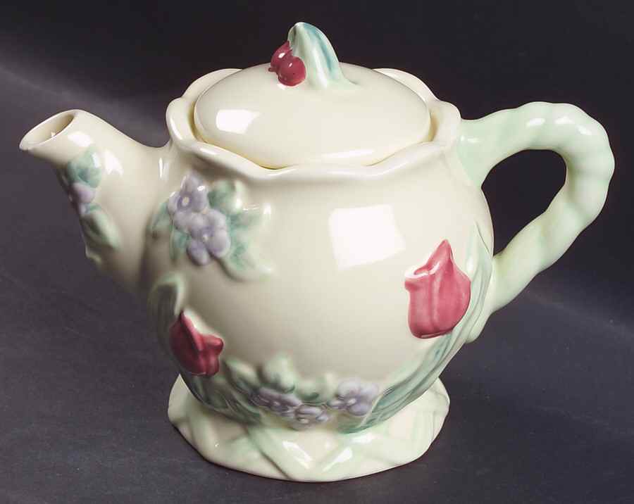 Garden Party (Garden Impressions) Special Edition Individual Teapot & Lid by Pfaltzgraff-1