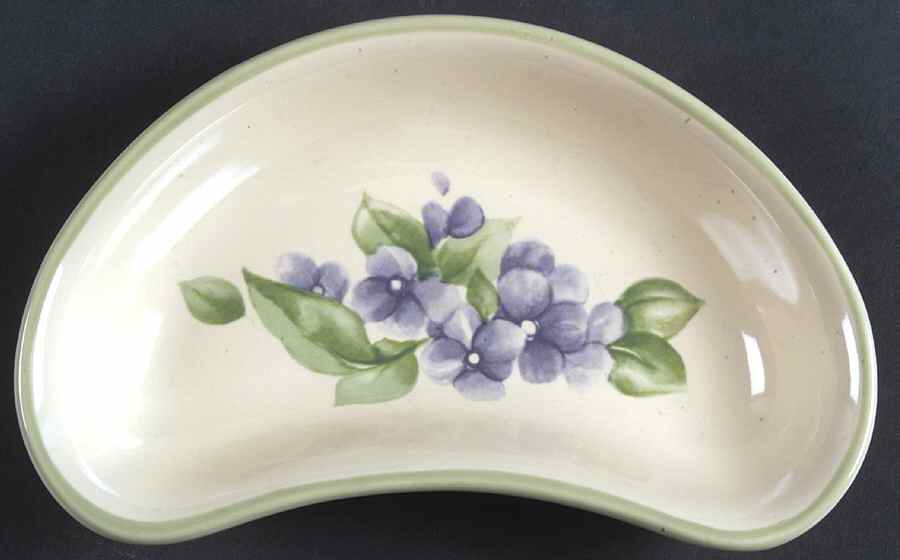 Garden Party (Garden Impressions) Crescent Salad Plate by Pfaltzgraff-1