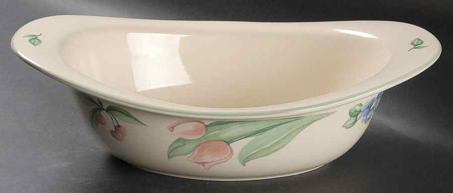 Garden Party (Garden Impressions) 13" Oval Vegetable Bowl by Pfaltzgraff-1