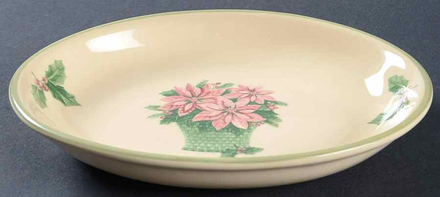 Garden Party (Garden Impressions) 8" Oval Tray by Pfaltzgraff-1