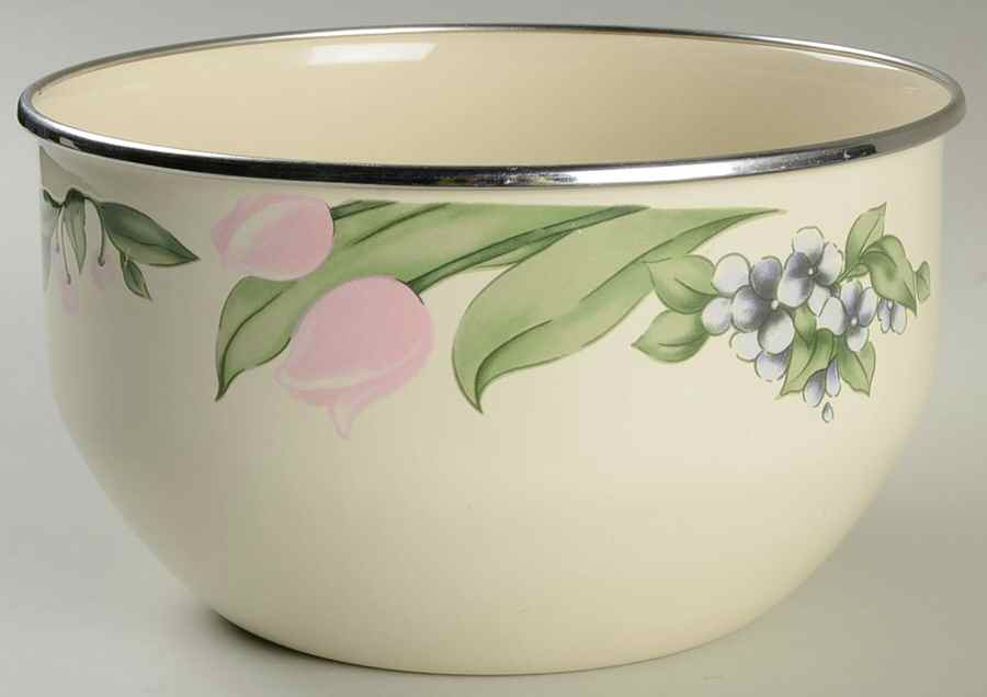 Garden Party (Garden Impressions) 7" Metal Bowl by Pfaltzgraff-1