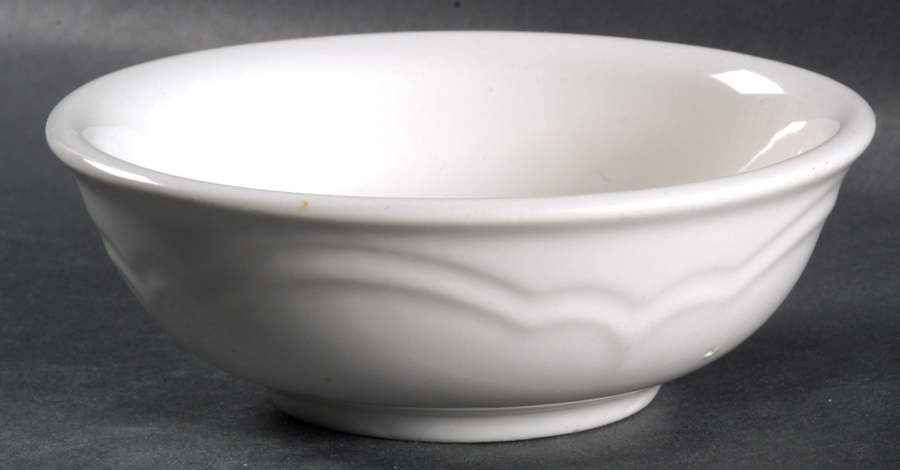 Gazebo White Fruit/Dessert (Sauce) Bowl by Pfaltzgraff-1