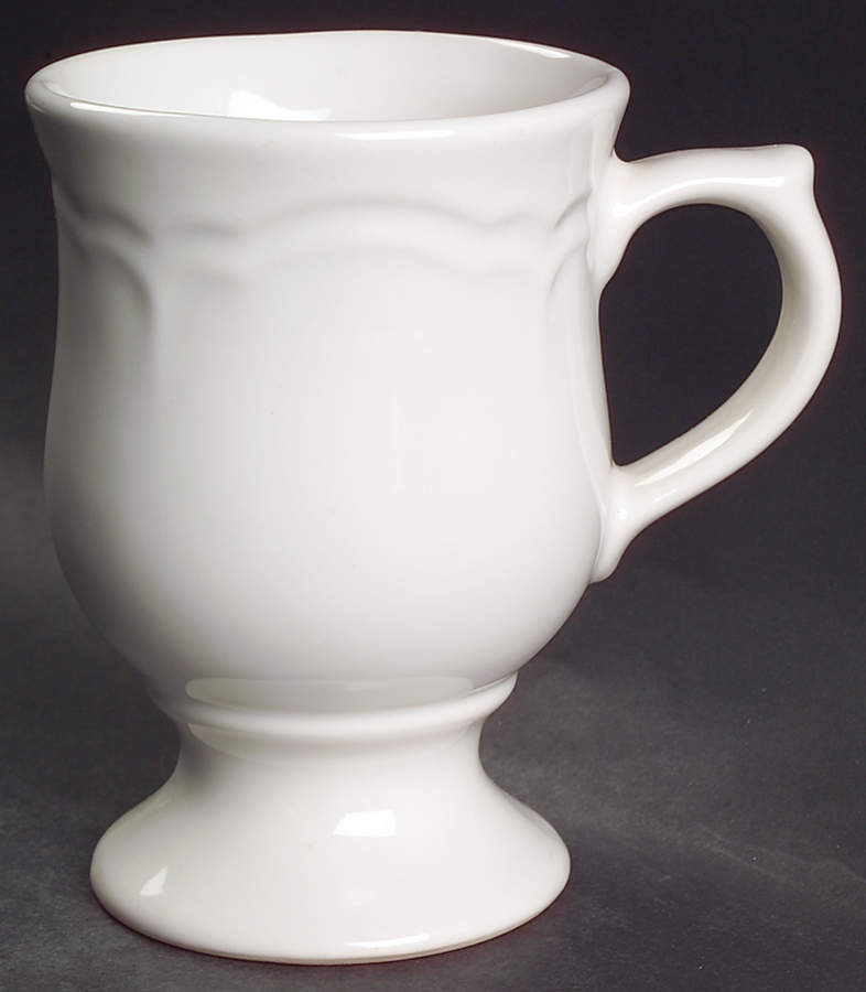 Gazebo White Pedestal Mug by Pfaltzgraff-1
