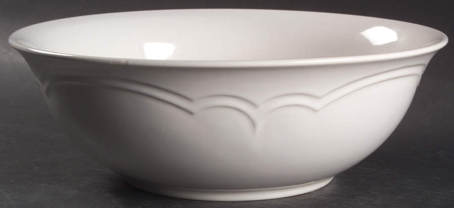 Gazebo White 10" Large Salad Serving Bowl by Pfaltzgraff-1