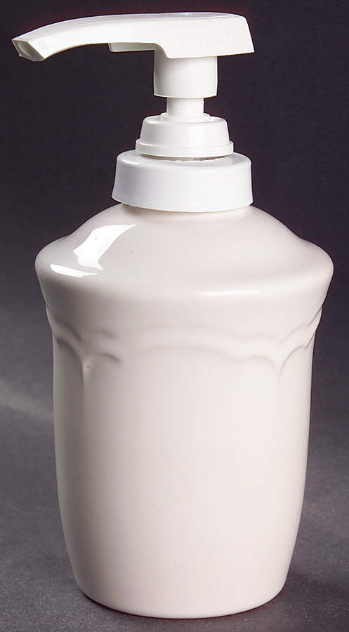 Gazebo White Lotion Dispenser by Pfaltzgraff-1