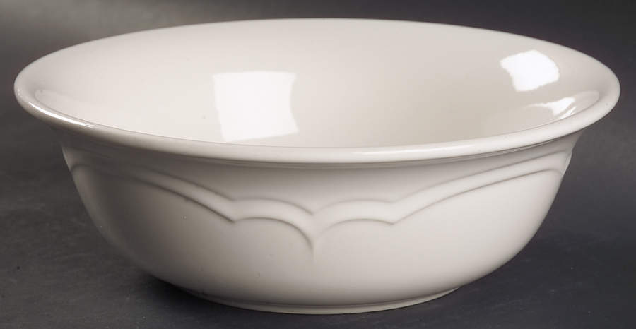 Gazebo White 8" Round Vegetable Bowl by Pfaltzgraff-1