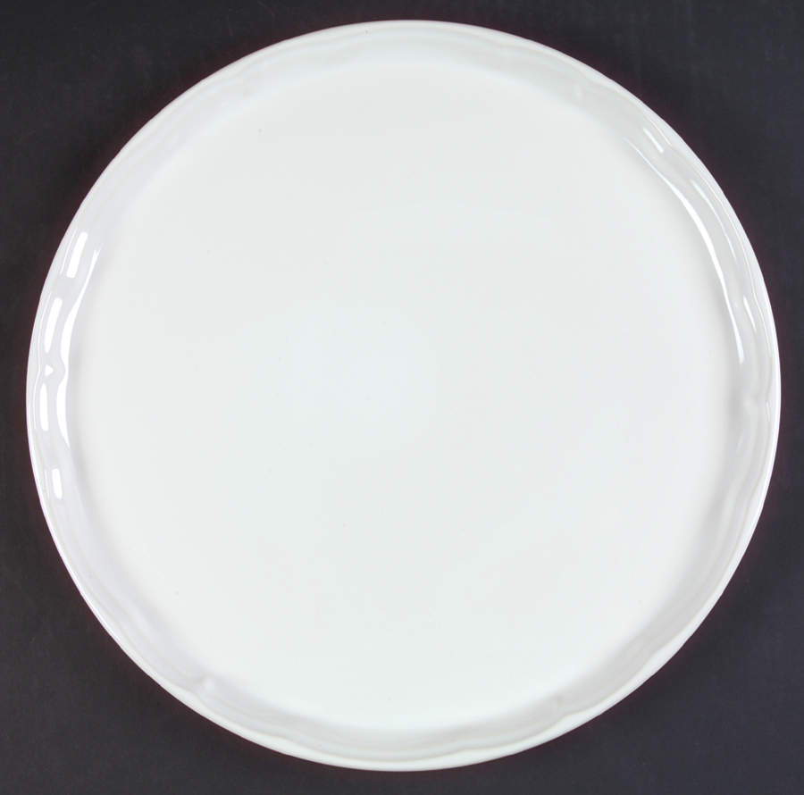 Gazebo White 12" Round Platter by Pfaltzgraff-1