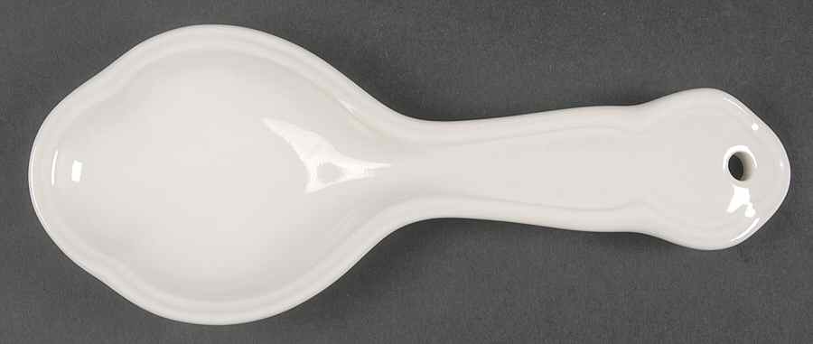 Gazebo White Spoon Rest/Holder (Holds 1 Spoon) by Pfaltzgraff-1