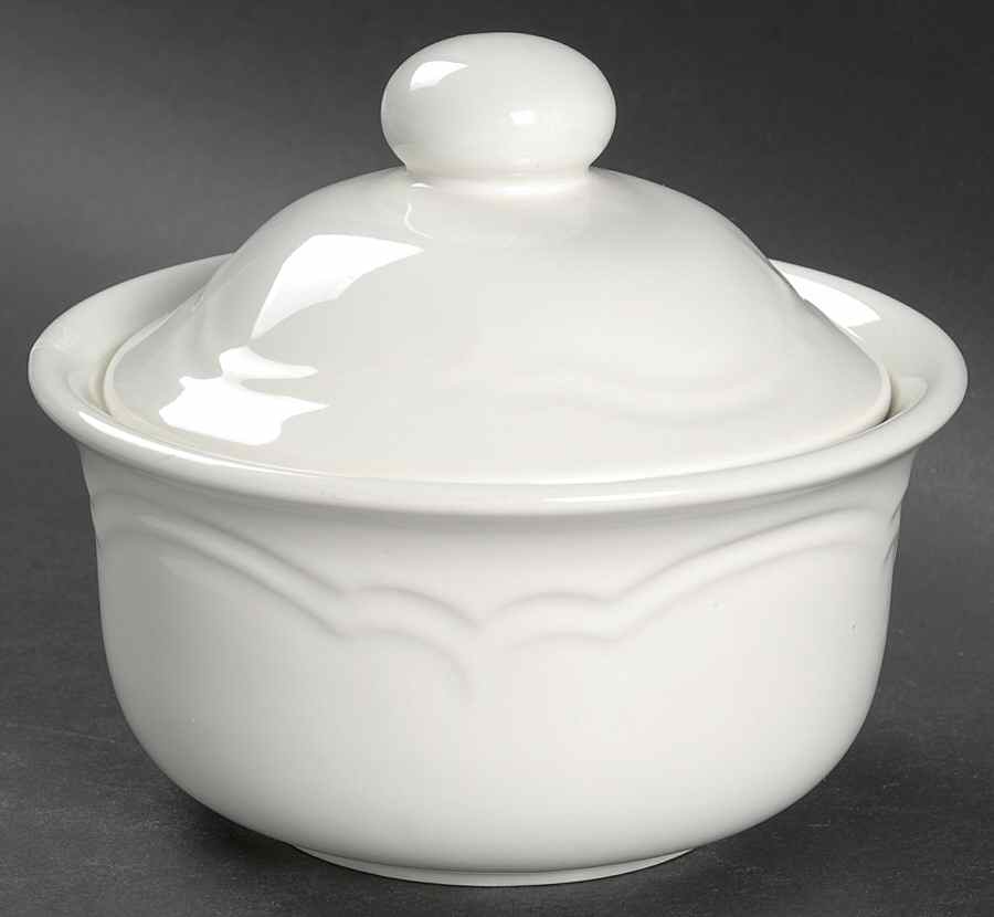 Gazebo White Butter Tub & Lid by Pfaltzgraff-1