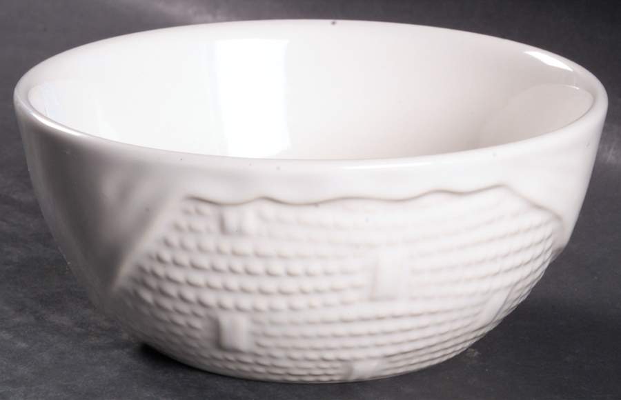 Gazebo White 5" Basket Bowl by Pfaltzgraff-1
