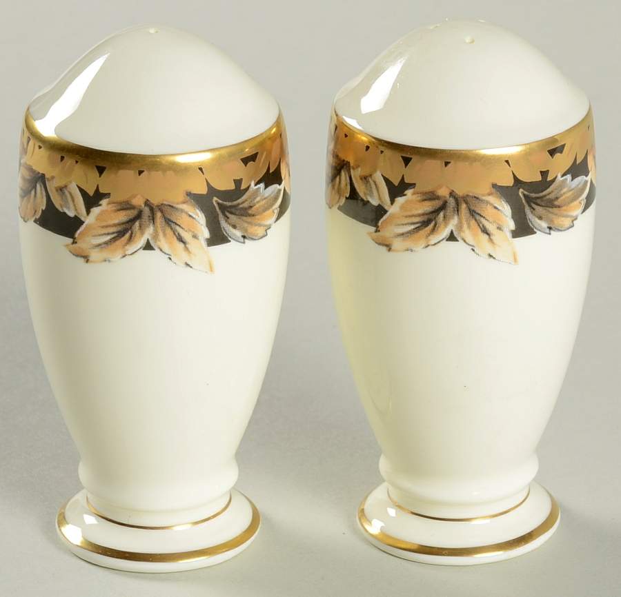 Golden Echo Salt & Pepper Set by Pfaltzgraff-1