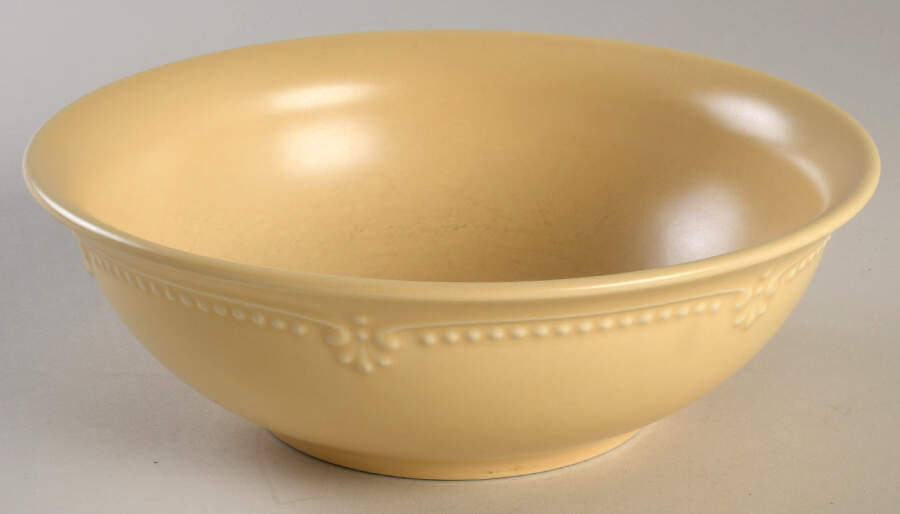Golden Pearls 7" Round Vegetable Bowl by Pfaltzgraff-1