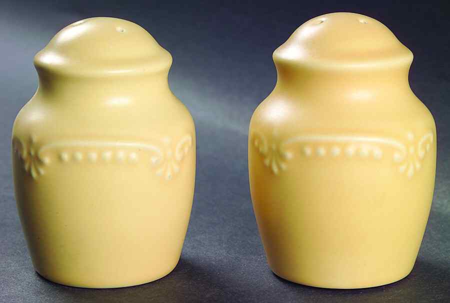 Golden Pearls Salt & Pepper Set by Pfaltzgraff-1