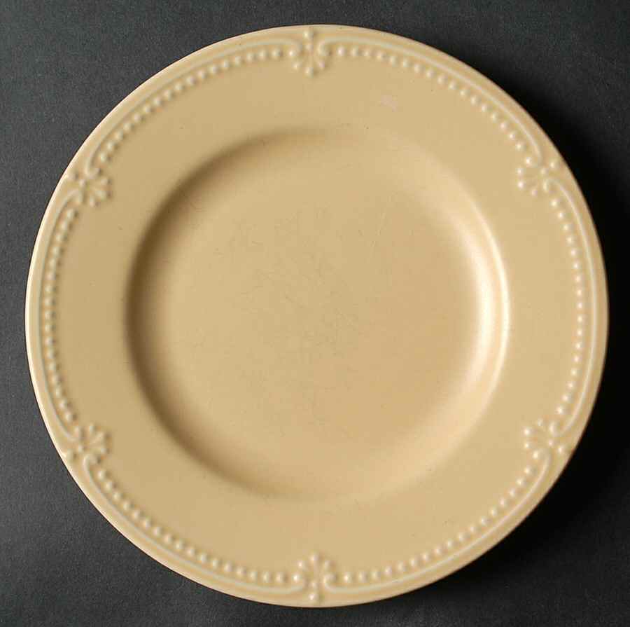 Golden Pearls Salad Plate by Pfaltzgraff-1