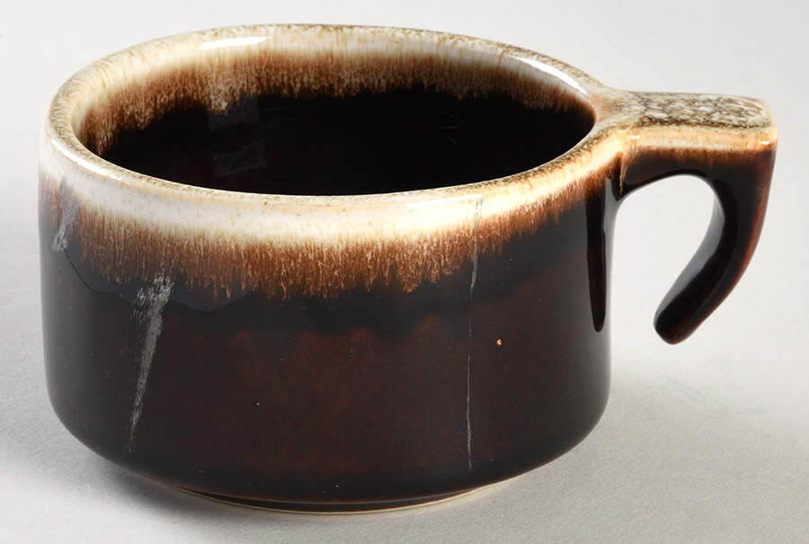 Gourmet Brown Flat Cup by Pfaltzgraff-1