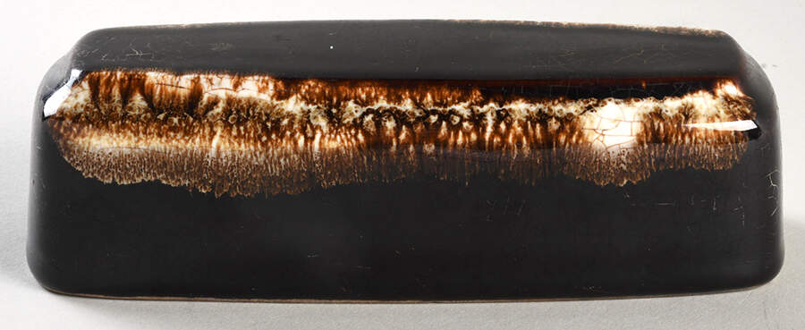 Gourmet Brown Lid for 1/4 Lb Butter by Pfaltzgraff-1