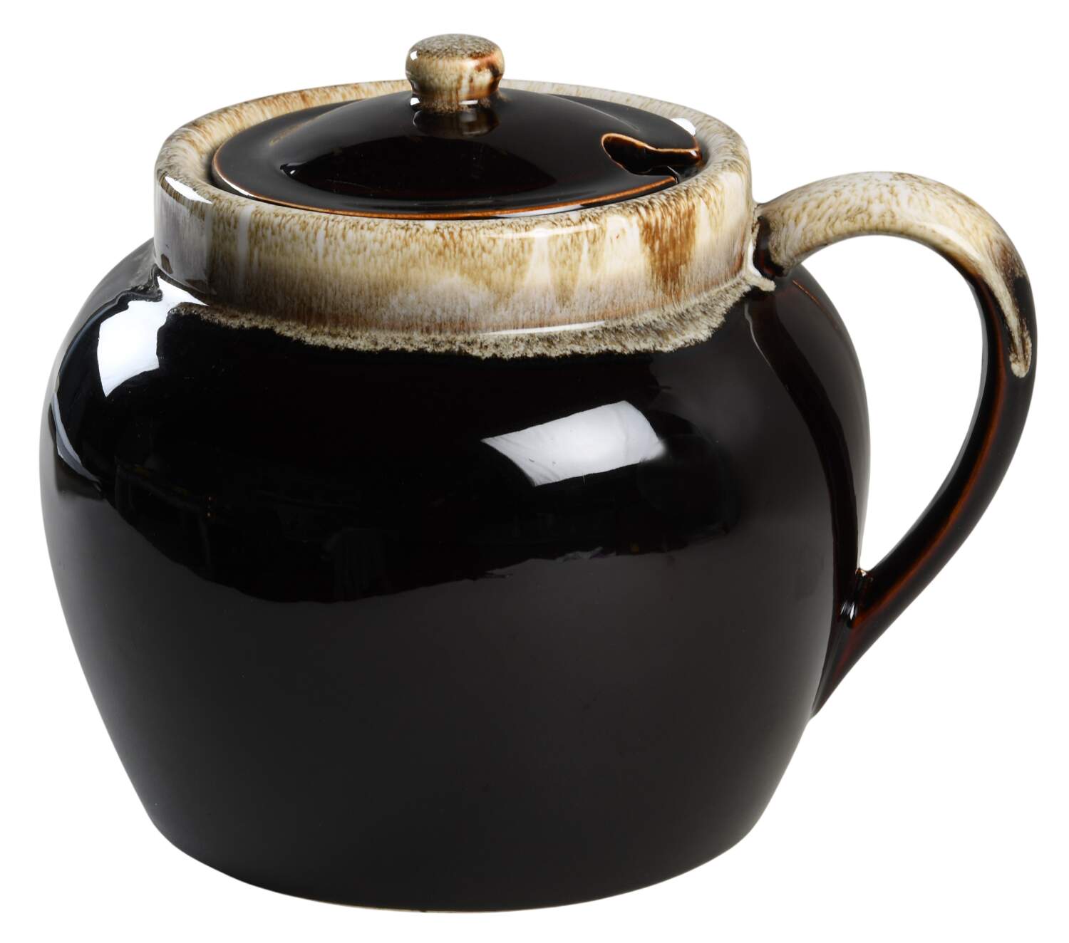 Gourmet Brown Tureen &  Lid by Pfaltzgraff-1