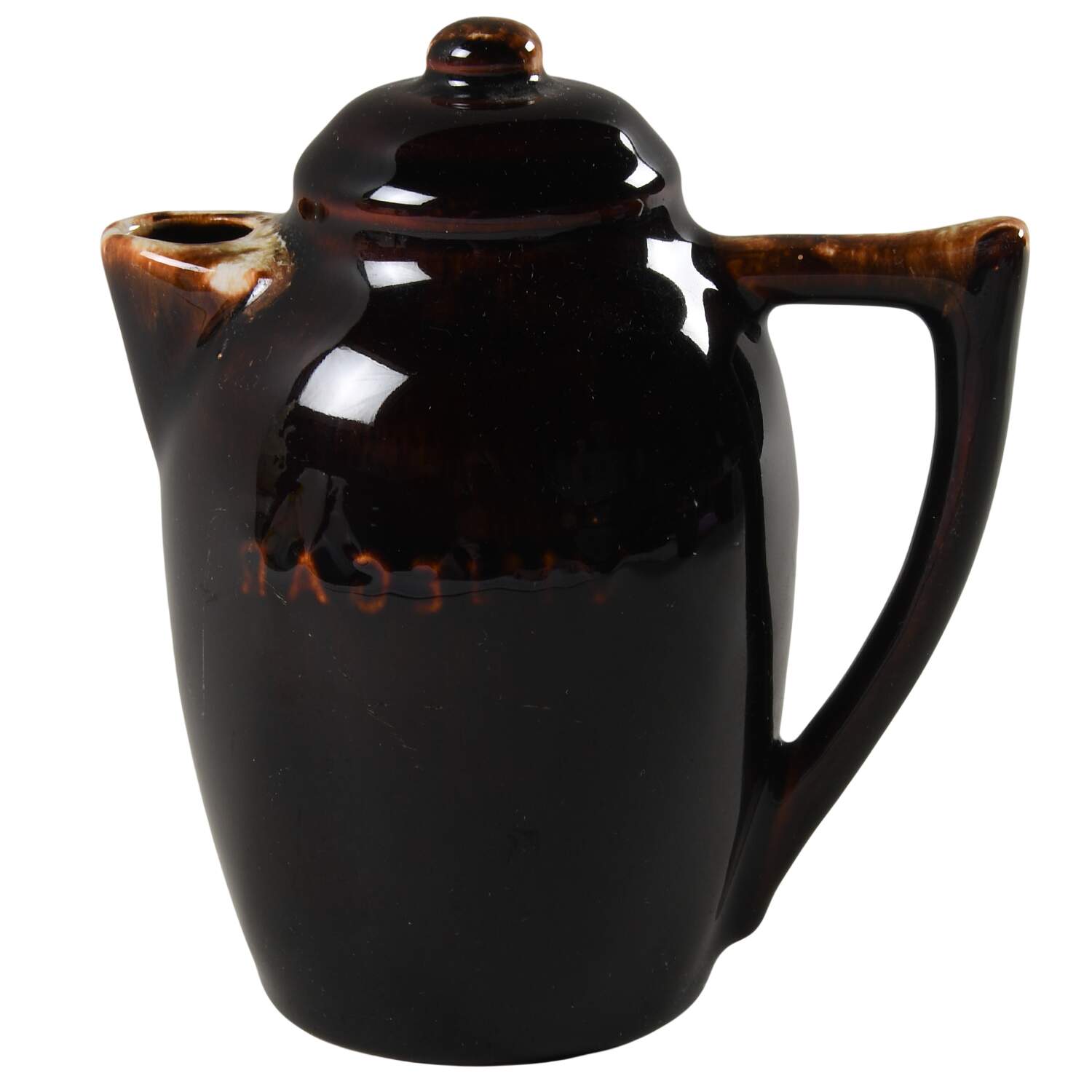 Gourmet Brown Handled Vinegar No Cork Stopper by Pfaltzgraff-1