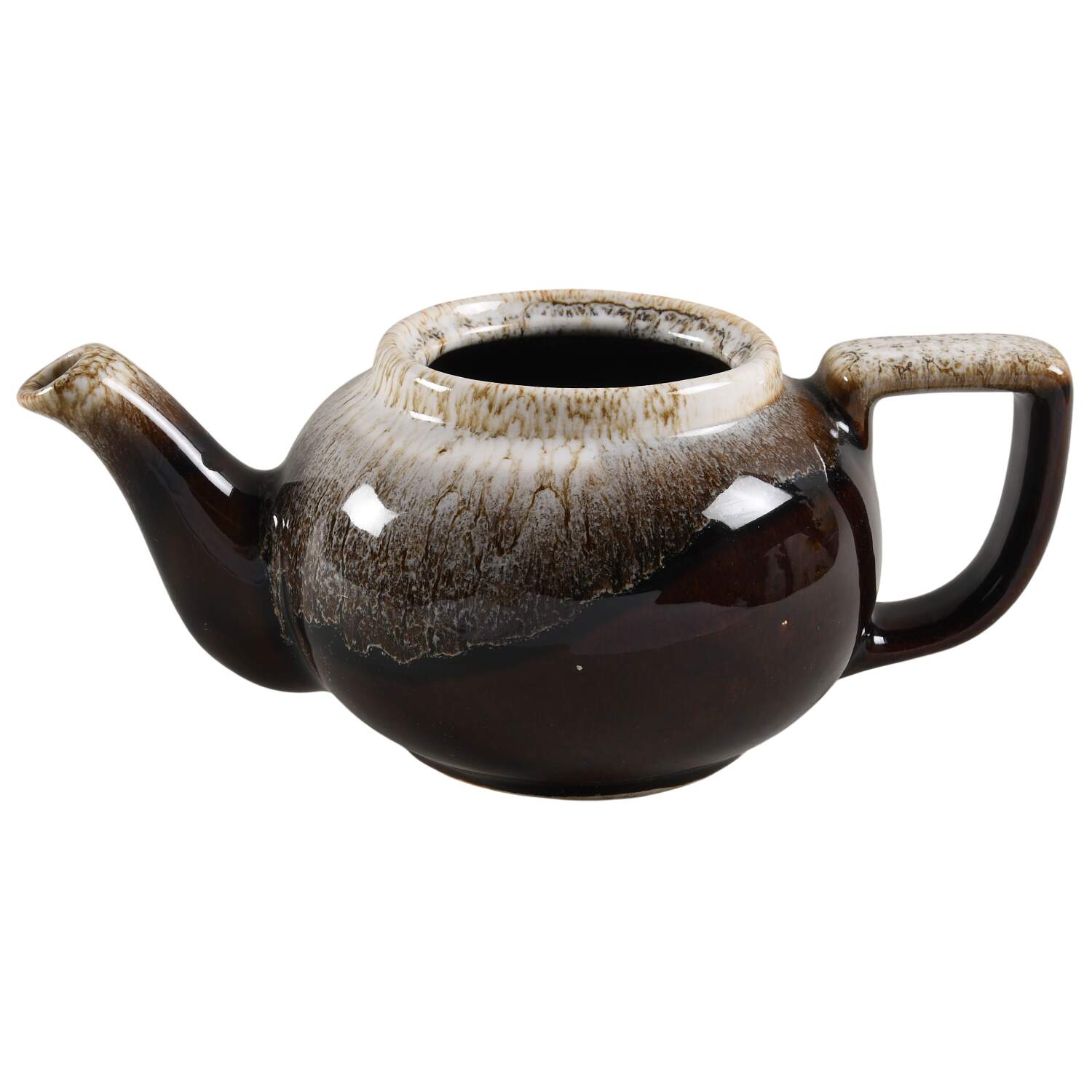 Gourmet Brown Teapot No Lid by Pfaltzgraff-1
