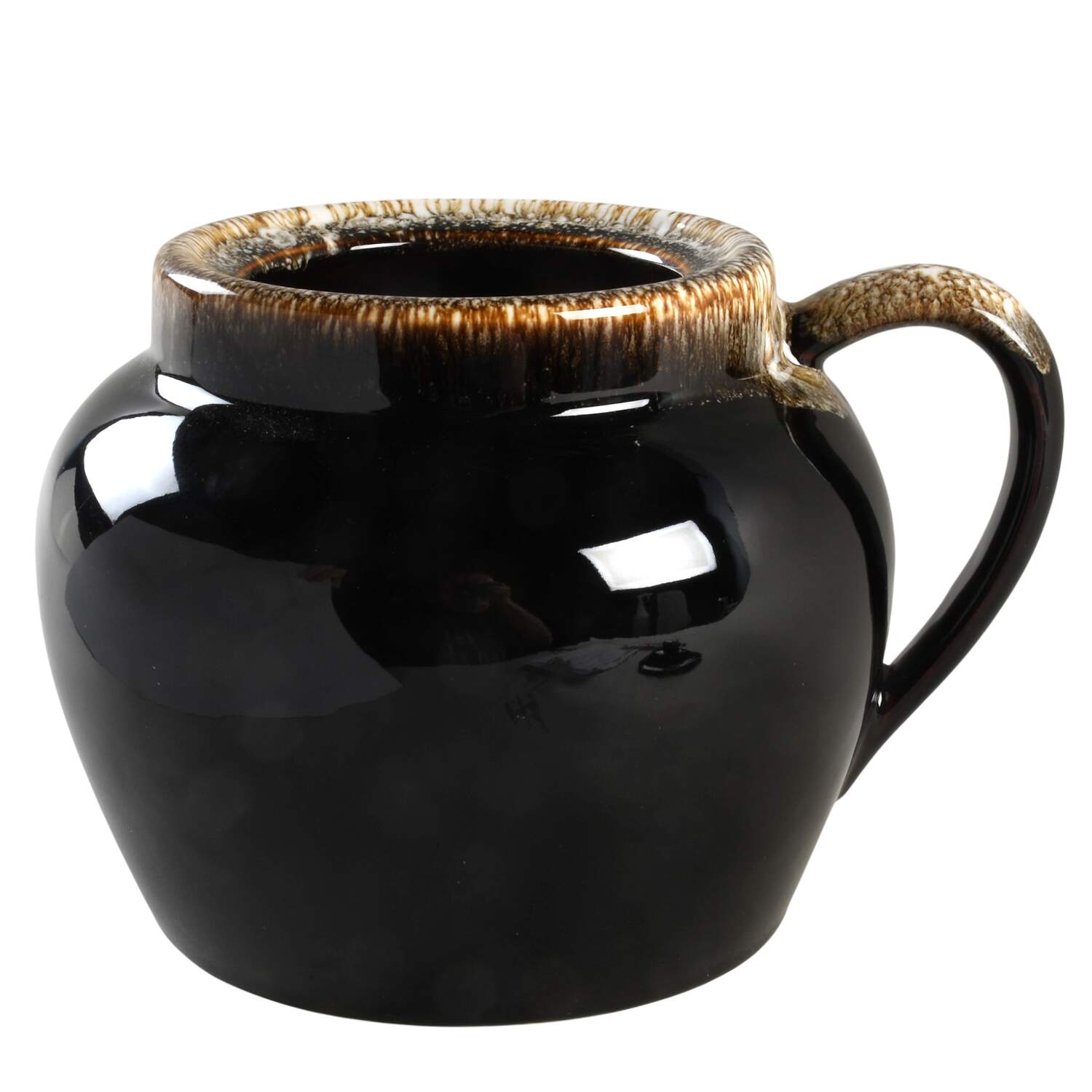Gourmet Brown Bean Pot No Lid by Pfaltzgraff-1